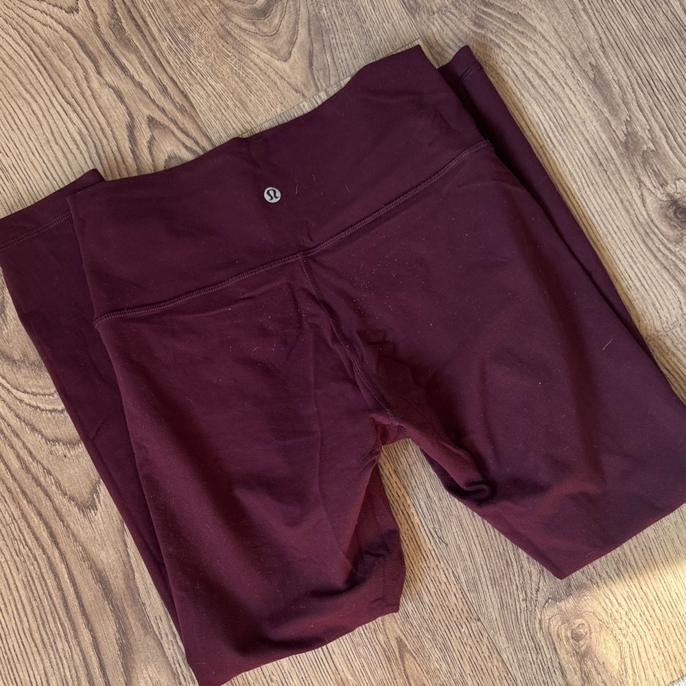 lululemon athletica Burgundy Leggings